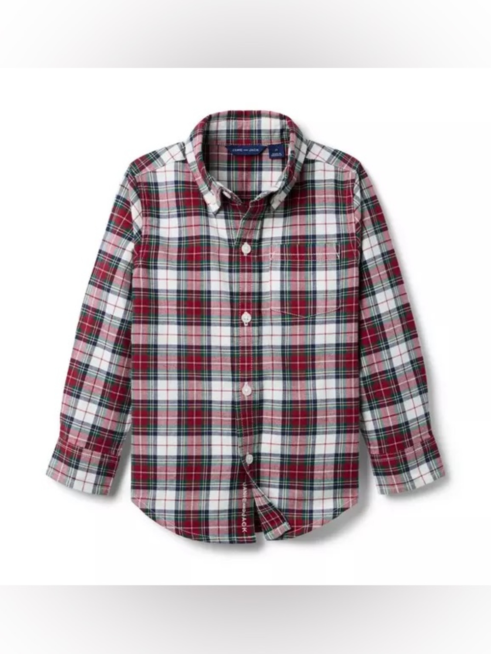 Janie And Jack Tartan Flannel Shirt